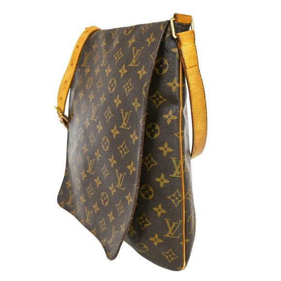 LOUIS VUITTON Musette Shoulder Bag Monogram Leather Brown France M51256 83SH259 - Picture 8 of 15